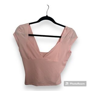 Woman’s v neck short sleeve trendy